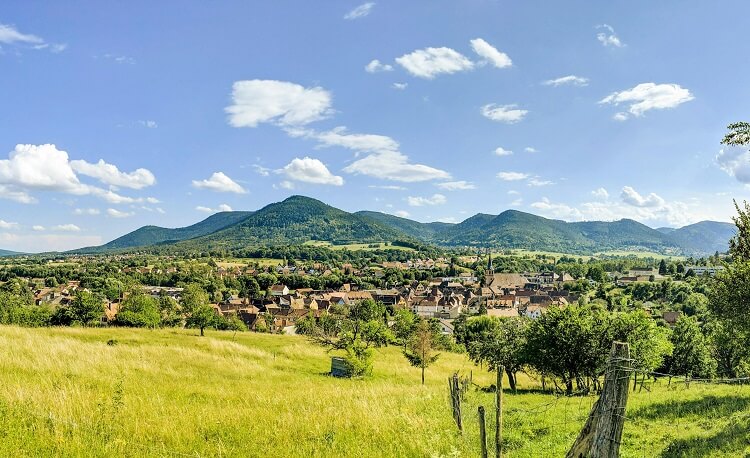 Village typique en Haute-Saône (70)